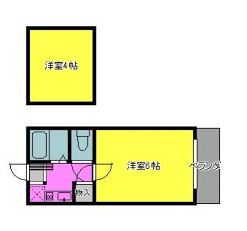 アップルハウス長嶺の物件間取画像